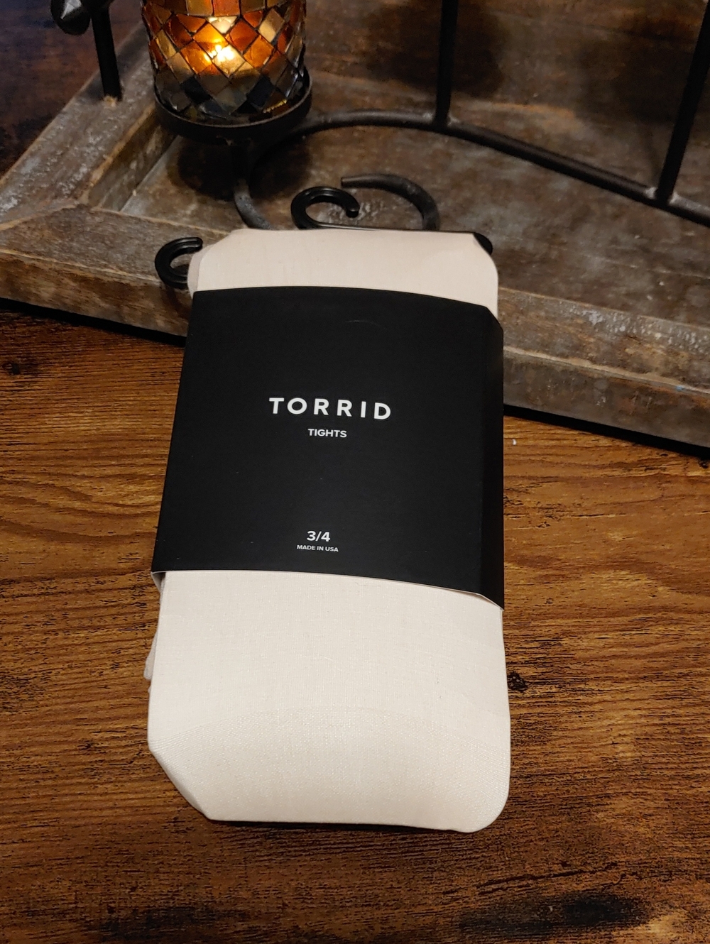 NWT Torrid Size 3/4 Cream Colored Tights